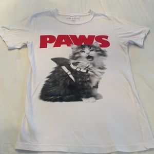 Alex + Chloe PAWS shirt
